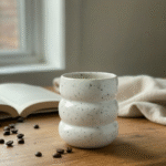 iced coffee cup-beans